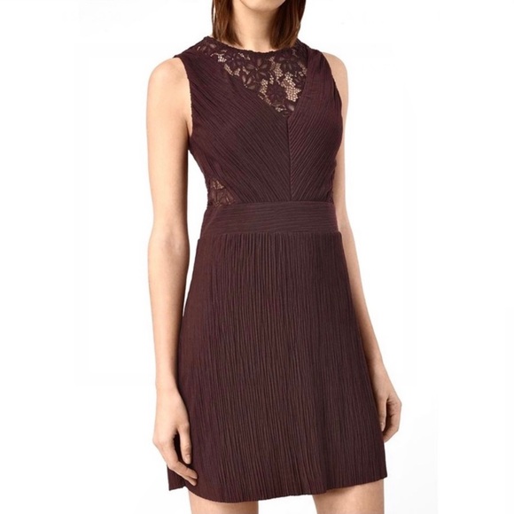 ALLSAINTS SLEEVELESS MINI DRESS - Picture 1 of 7